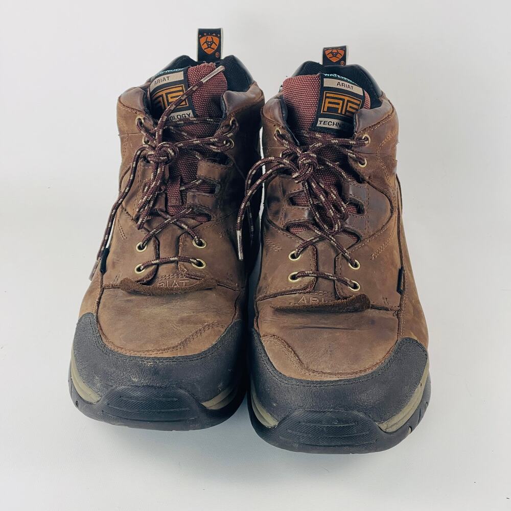 Ariat Men’s US 14D Leather Upper Terrain Waterproof Hiking Work Boots 10024945